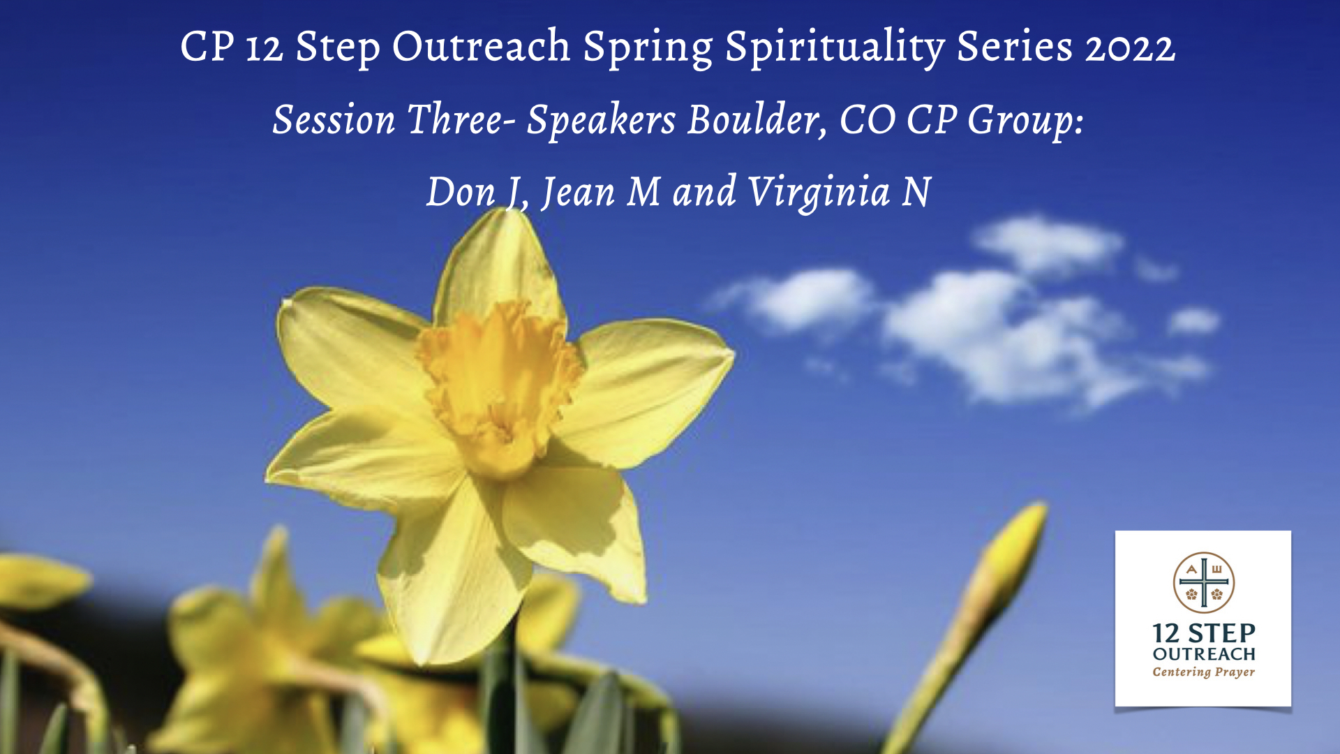 Spring Spirituality Series 2022 Session Two