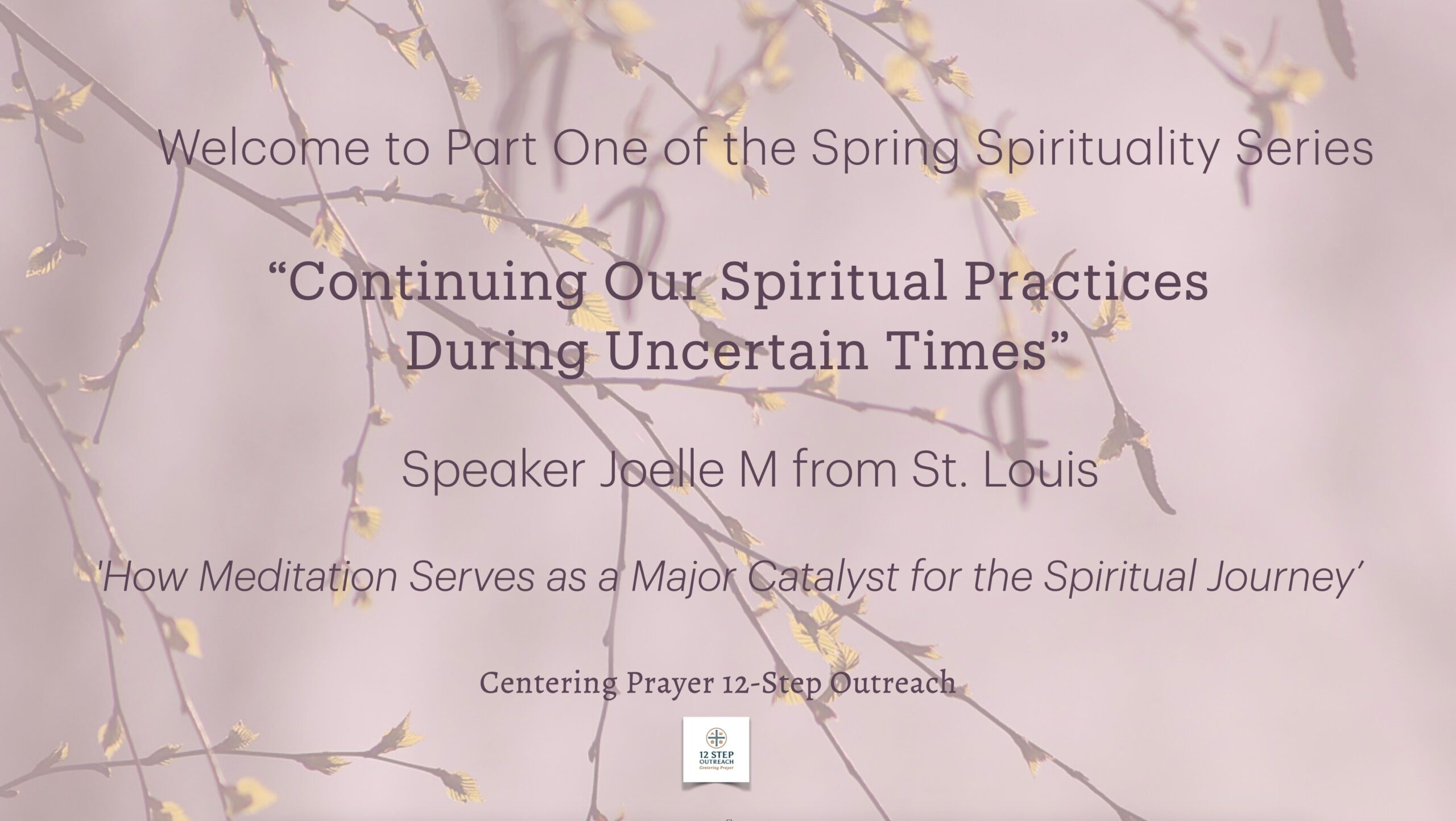 Spring Spirituality Series 2025 – Part Two